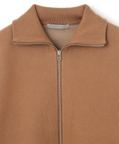 UNFILO MENS 【男女兼用/新色追加】スウェットライク ジップ タートルネックニット [24年秋冬商品]