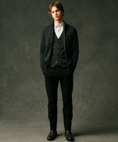 JOSEPH ABBOUD 【キングサイズ・柔らか】ファインパターンプリント シャツ