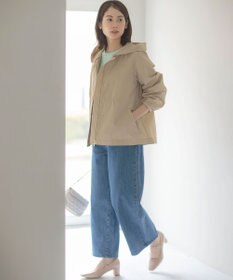 組曲 L ライトデニム セミワイドパンツ