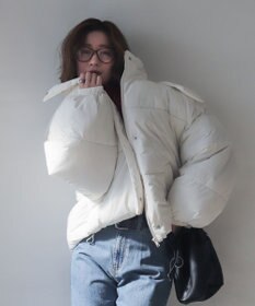 WEGO 【25年秋冬新作/SMサイズ展開】2WAYフードパファーブルゾン