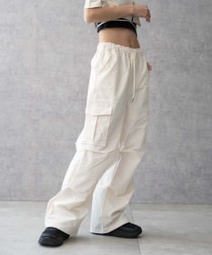 WEGO 【ウエストゴム】イージーパラシュートカーゴパンツ