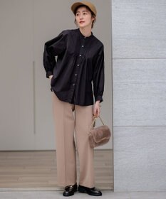 23区 S 【CLASSY.2月号掲載/洗える】TRストレッチギャバ ワイドパンツ