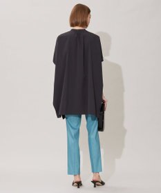 ICB 【洗える】ヴィンテージスパンブロード プルオーバーブラウス