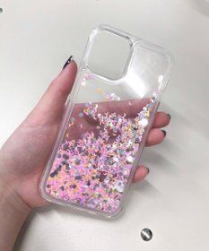 WEGO キラキラiphoneケース（オーロラ）