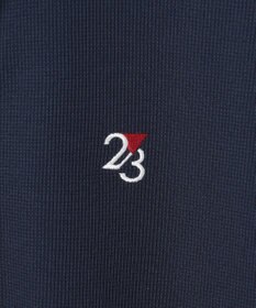 23区GOLF 【MEN】ミニワッフル長袖ポロ