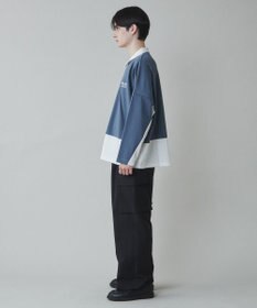 WEGO ドルマンポンチハーフジップロンT