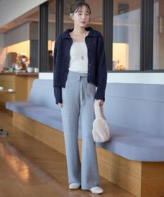 Tiaclasse 【着丈が選べる】ハイネックブークレカーディガン