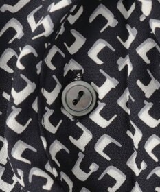 23区 L 【洗える】モダンジオメトリックプリント ワンピース