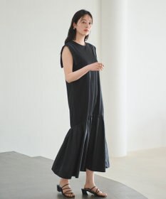 #Newans 【撥水・吸水速乾】コンビネーションペプラムワンピース