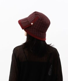 AURORA 【 LANVIN COLLECTION（ランバン コレクション） 】切り替えクロッシェハット