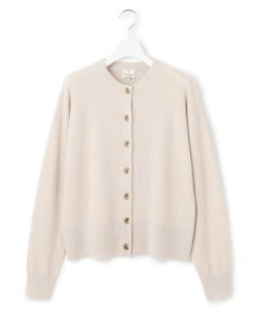 23区 L 【見上愛さん着用/STORY掲載】ピュアカシミヤ クルーネック カーディガン