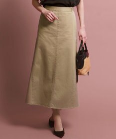 23区 【WEB&一部店舗限定カラーあり】ストレッチギャバ チノ スカート ベージュ系