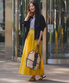 ICB 【接触冷感・速乾・洗える】 リヨセルナイロンワッシャー ノーカラーブルゾン