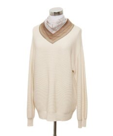 MOONBAT 【WEB限定】PAUL & JOE ACCESSOIRES シルクシフォンスカーフ 58×58cm