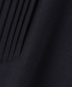 23区 L 【CLASSY.コラボ/洗える】ウールストレッチツイル ピンタック ワンピース