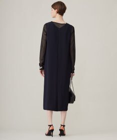 ICB L 【洗える】 マットトリコットチュール シアーカットソー