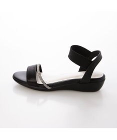 ing <Pitti>【WEB限定】ラインストーンウエッジサンダル