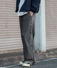 WEGO 【ユニセックス着用ITEM/ウエストゴム】ユルフィットデニムイージーパンツ