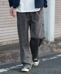 WEGO 【ユニセックス着用ITEM/ウエストゴム】ユルフィットデニムイージーパンツ