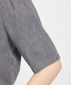 uncrave ライトデニム パフスリーブブラウス