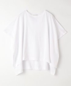 ANY ハイツイストコットンポンチョ風Tシャツ