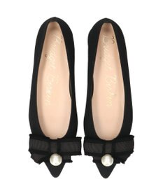 Bridget Birkin 【Bridget Birkin】パールリボンポインテッドパンプス