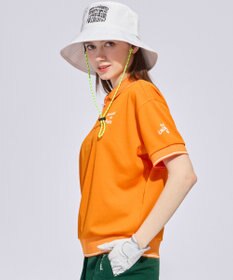 PW CIRCULUS 【WOMEN】ミニワッフル鹿の子ポロ ゴルフウェア レディース