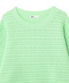 CRAFT STANDARD BOUTIQUE レースボーダーニットプルオーバー