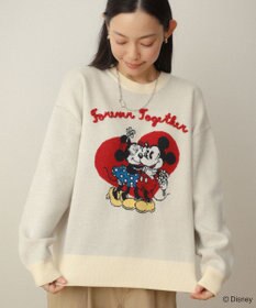 Green Parks ミッキー＆フレンズ／ジャガードニットプルオーバー