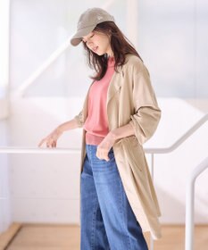 ANY 【洗濯機可/UVケア/接触冷感】ドロストピケカーディガン