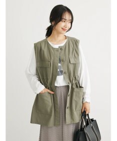 Green Parks ・ＳＵＧＡＲ　ＳＰＯＯＮ　ノーカラーミリタリーベスト