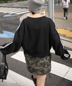 WEGO ゲームグラフィック2ラインショートスウェット