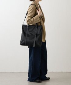 russet アシンメトリーハンドルトートバッグ(SF-237)