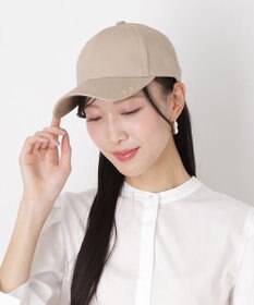 MOONBAT FURLA(フルラ) ロゴ刺繍キャップ UV対策/手洗い可能/抗菌防臭加工