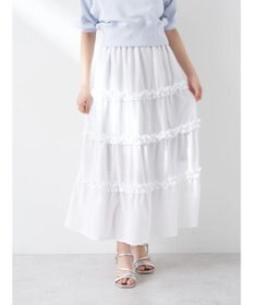 earth music&ecology ミニフリルボリュームスカート