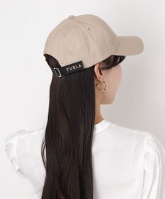 MOONBAT FURLA(フルラ) ロゴ刺繍キャップ UV対策/手洗い可能/抗菌防臭加工