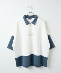 WEGO ドルマンポンチハーフジップT（S）