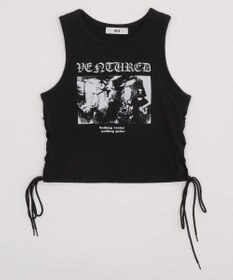 WEGO サイドレースアップグラフィックタンク