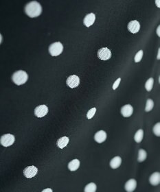 YECCA VECCA ドット柄バルーンキャミワンピース