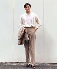 KASHIYAMA 【ウォッシャブル】ウールジャージークルーネックニット