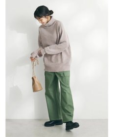 CRAFT STANDARD BOUTIQUE 洗えるコードモールタートルネックプルオーバー