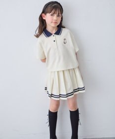 ANY KIDS 【洗濯機可能/吸汗速乾】ドライタッチ プリーツスカパン