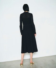 GRACE CONTINENTAL ウェーブニットワンピース