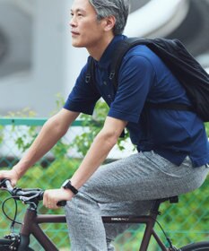 JOSEPH ABBOUD MOUNTAIN 暑さに徹底抗戦【首元に冷感ジェル】フリーズパックポロ 無地タイプ