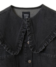 Green Parks ・ＤＯＵＢＬＥ　ＦＬＡＧＳ　フリルカラーＧジャン