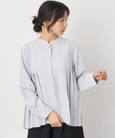 earth music&ecology バックプリーツブラウス