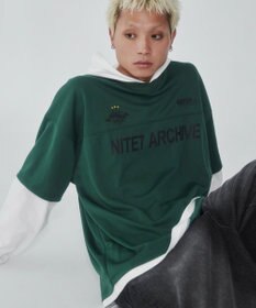 WEGO メッシュレイヤードTパーカー（LS）