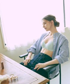 une nana cool 【リニューアル】364ブラ シンプル ノンワイヤーブラ