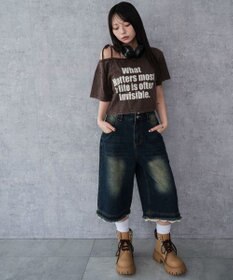 WEGO 2WAYオフショルショートT