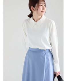 Te chichi レースカラーブラウス